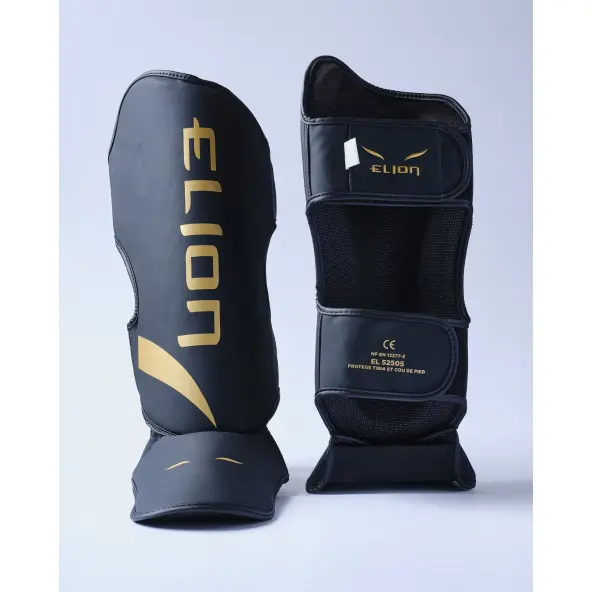 Protège-tibias et pieds Elion Extravagant Noir/Or