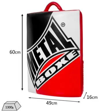 Bouclier de Frappe Low Kick Metal Boxe Incurvé - 3