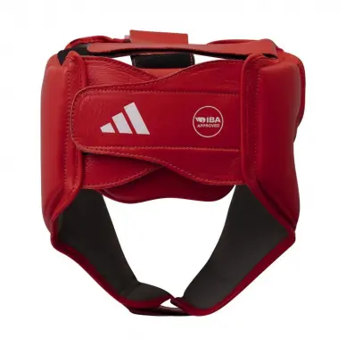 Casque de Boxe Compétition Amateur IBA Adidas 100% cuir - 5