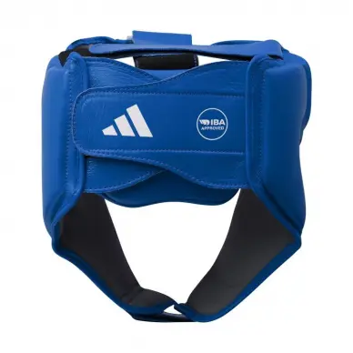 Casque de Boxe Compétition Amateur IBA Adidas 100% cuir - 9