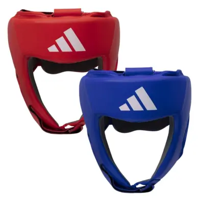 Casque de Boxe Compétition Amateur IBA Adidas 100% cuir - 12