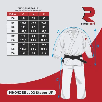 Kimono de Judo Compétition FightArt IJF Shogun - Fin de Serie