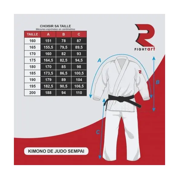 Kimono de Judo Compétition FightArt Sempai - Fin de Serie