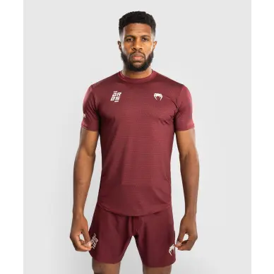 T-Shirt Dry Tech Venum X Ares Bordeaux