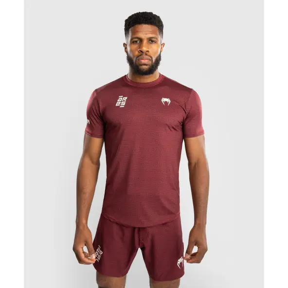 T-Shirt Dry Tech Venum X Ares Bordeaux