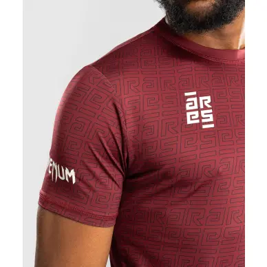 T-Shirt Dry Tech Venum X Ares Bordeaux - 6