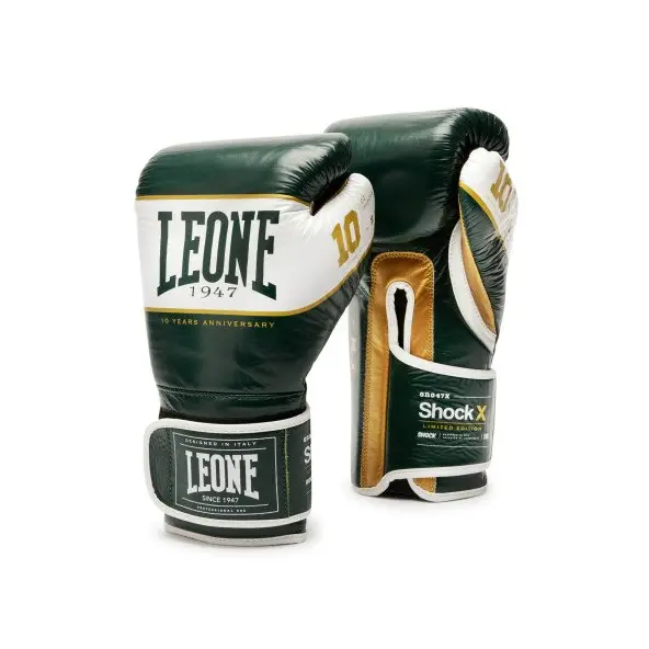 Gants de Boxe Leone Shock X Vert
