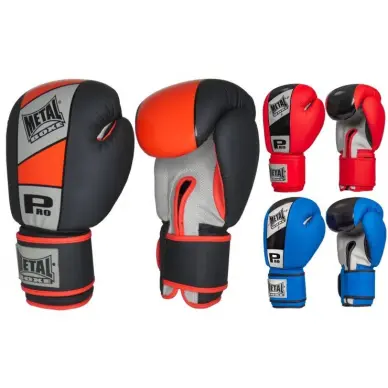Gants de Boxe Compétition Velcro Metal Boxe - 16