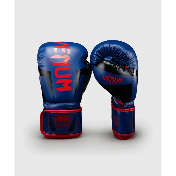 Gants de Boxe Venum Elite - Bleu Fonçé/Rouge