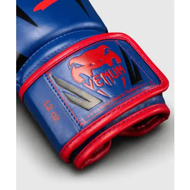 Gants de Boxe Venum Elite - Bleu Fonçé/Rouge - 4