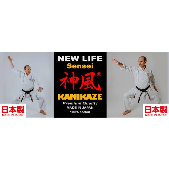 Kimono de Karate Kamikaze New Life Sensei coupe kata made in Japan