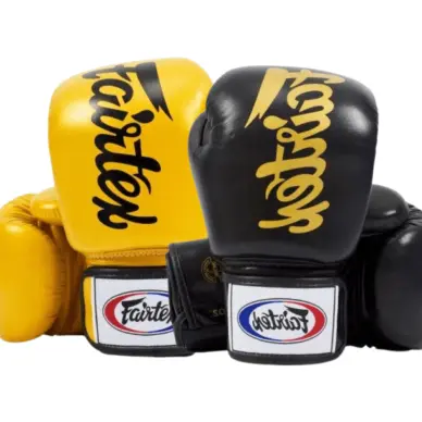 Gants de boxe d'entraînement Fairtex Deluxe 100% cuir - 4