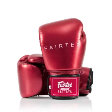 Gants de boxe d'entraînement Fairtex Metallic 100% cuir - 7