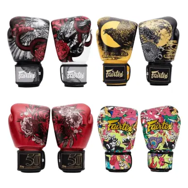 Gants de boxe d'entraînement Fairtex Fantasy 100% cuir - 10
