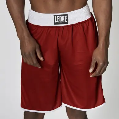 Short de Boxe anglaise réversible rouge & bleu