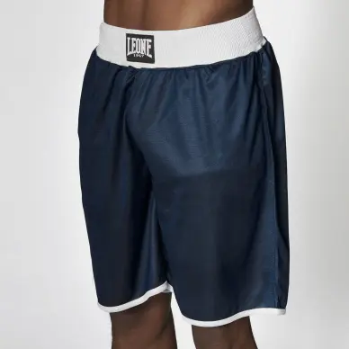 Short de Boxe anglaise réversible rouge & bleu - 6