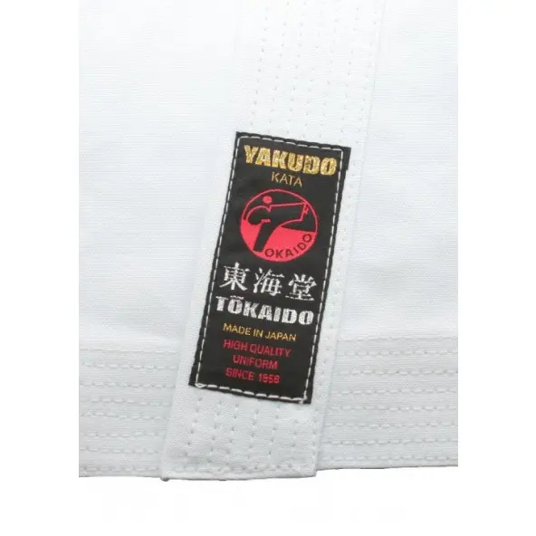 Kimono de karaté Tokaido Yakudo Coupe Kata made in Japan