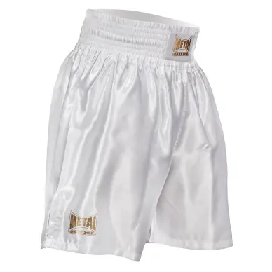 Short de Boxe Anglaise Pro Line Blanc/Gold