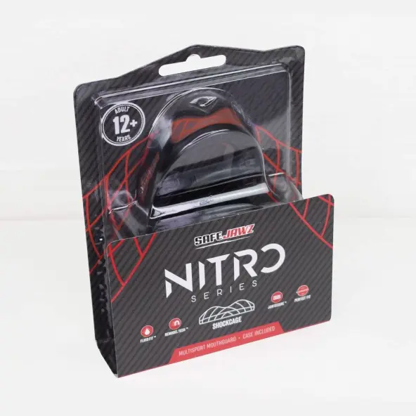 Protège-dents SAFEJAWZ Nitro Black/Red