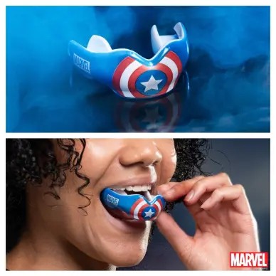 Protège-dents pour bagues SAFEJAWZ Marvel Captain America - 6