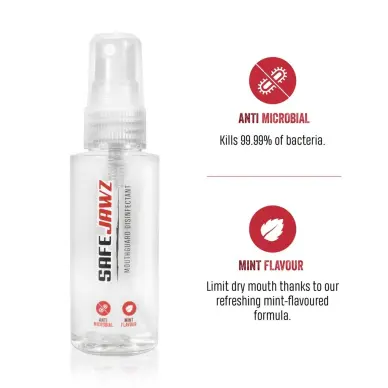 Spray désinfectant pour protège-dents SAFEJAWZ - 4