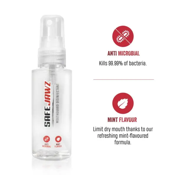 Spray désinfectant pour protège-dents SAFEJAWZ