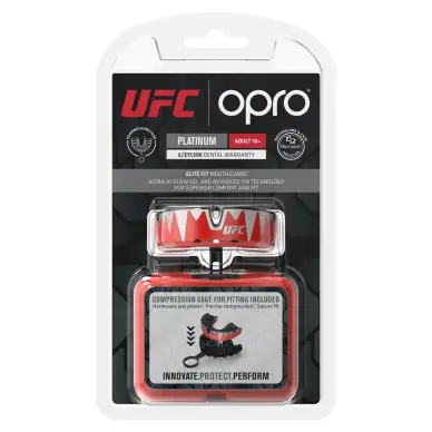 Protège-dents UFC Opro Platinum Metal Black