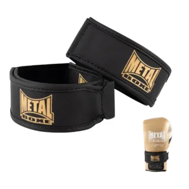 Lace 2 Velcro Metal Boxe pour gants de boxe à lacets