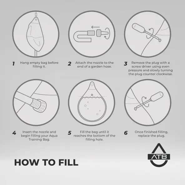 Sac de Frappe Aquabag Heavy Punching 55 kg 120 lb