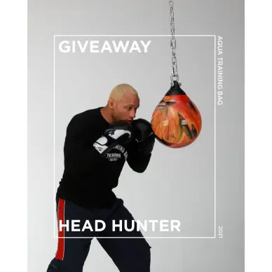 Sac de Frappe Aquabag Headhunter 15 kg - 35 lb - 12