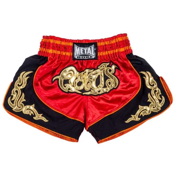 Short de Boxe Thai Metal Boxe Lumpinee Rouge