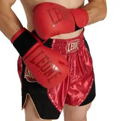 Short de Boxe Thai Leone Classic Rouge - 5