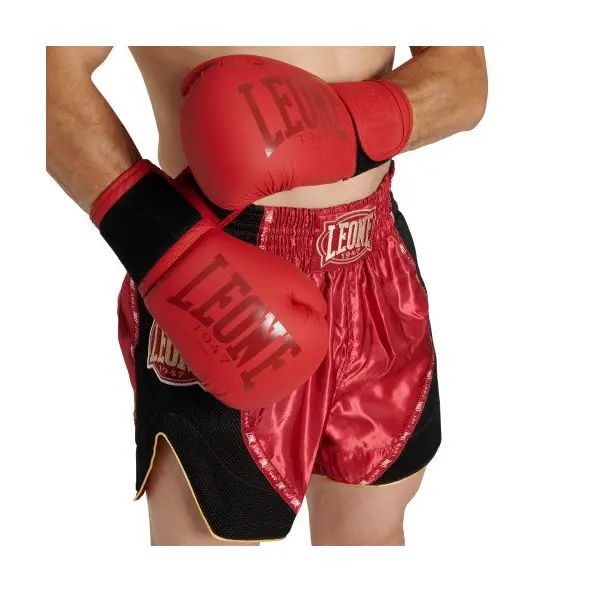 Short de Boxe Thai Leone Classic Rouge