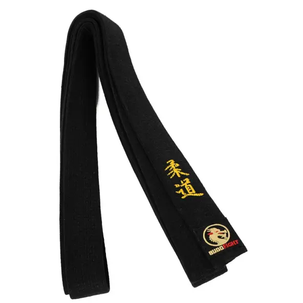 Ceinture de Judo Noire Budofight Brodée Judo