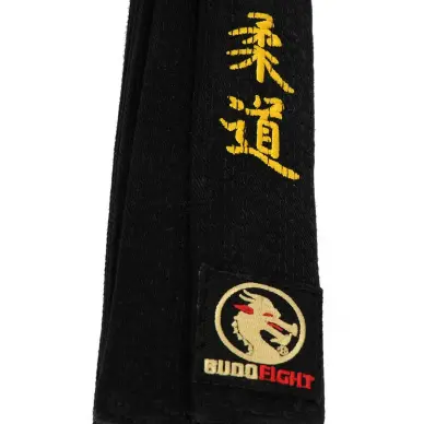 Ceinture de Judo Noire Budofight Brodée Judo - 2