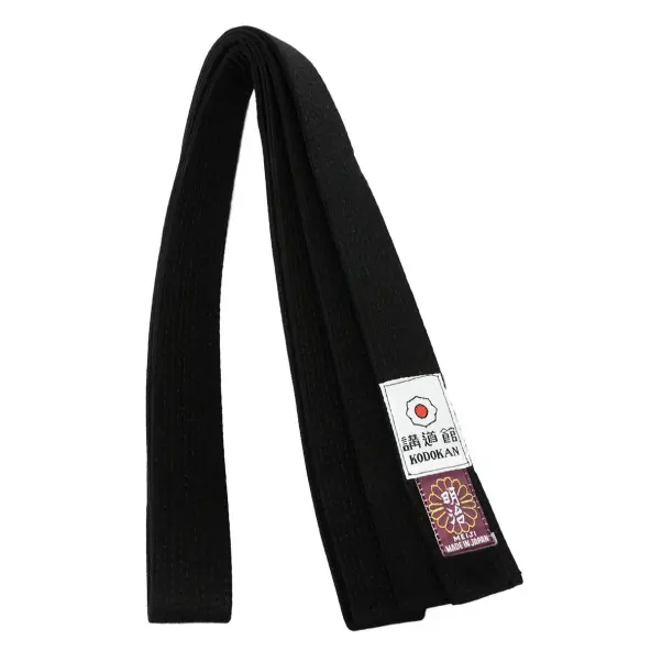 Ceinture de Judo Noire Meiji Importation Japon