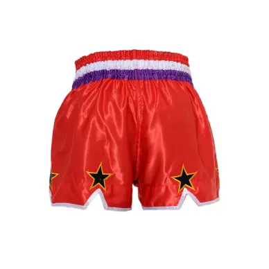 Short de Boxe Thaï STAR Rouge & Violet