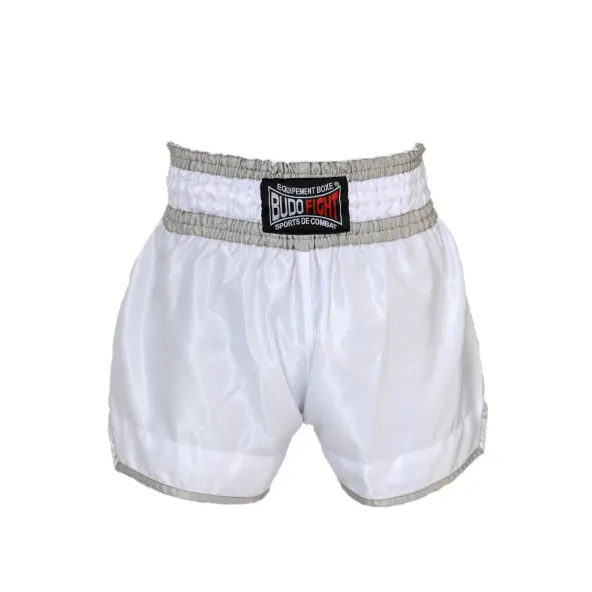 Short de Boxe Thaï NO LIMIT blanc