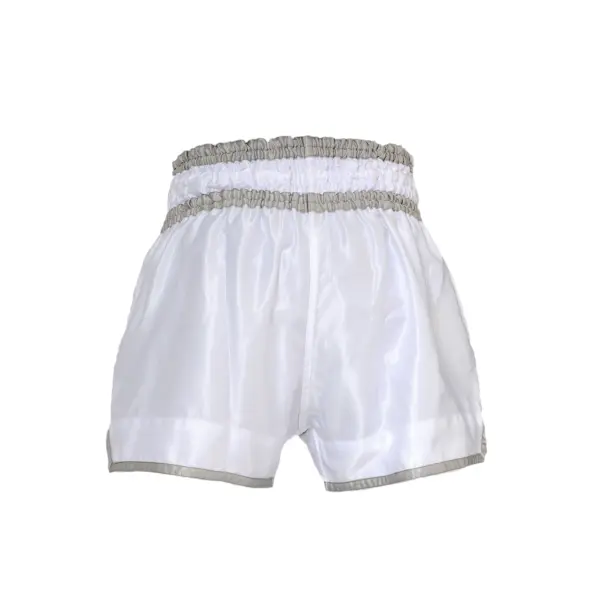 Short de Boxe Thaï NO LIMIT blanc