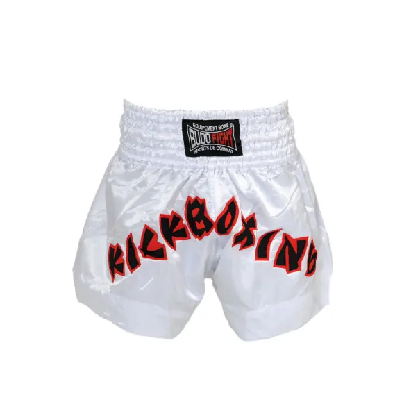 Short de Boxe Kick Boxing Blanc