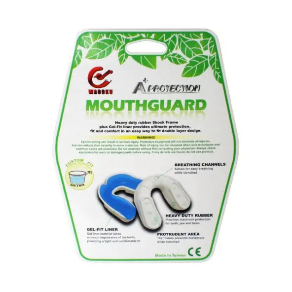 Protège-dents Thermoformable Gel Confort bleu/blanc