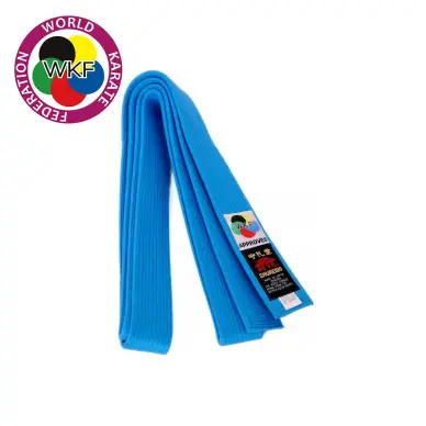 Ceinture de Karaté Shureido Compétition Kata Bleue WKF - 4