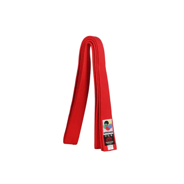 Ceinture de Karaté Shureido Compétition Kata Rouge WKF