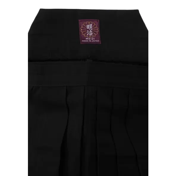 Hakama d'Aïkido Noir Meiji Importation Japon