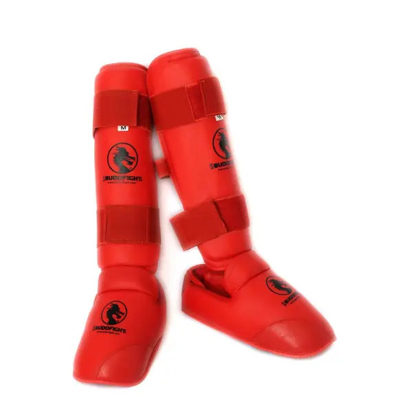 Protège-tibias et pieds de karaté FFK