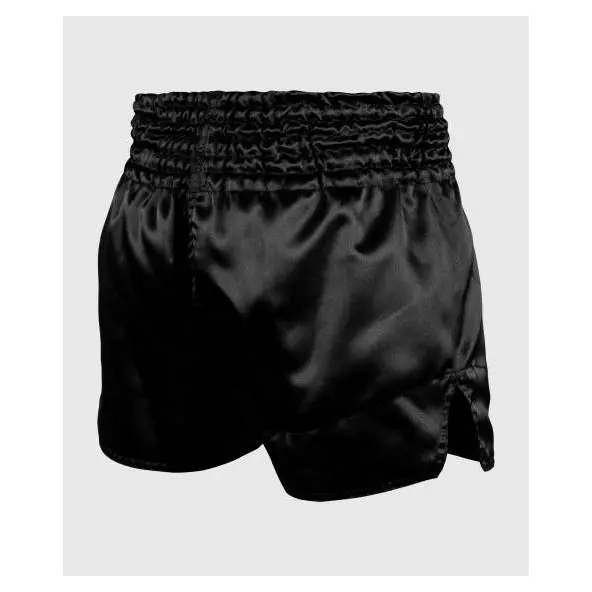 Short de Boxe Thaï Venum Classic Noir/Blanc