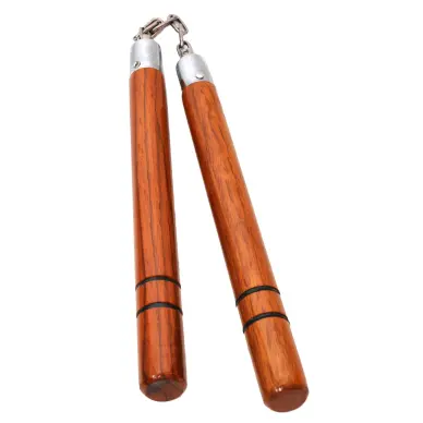 Nunchaku à Chaine en Bois