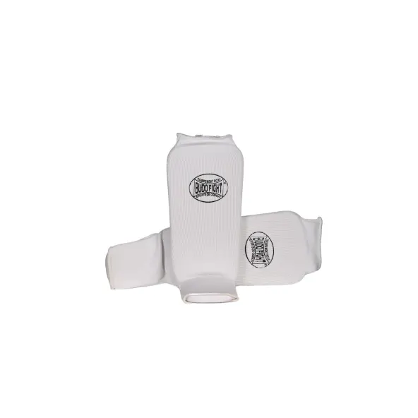 Protège-tibias et pieds Coton Souple Blanc