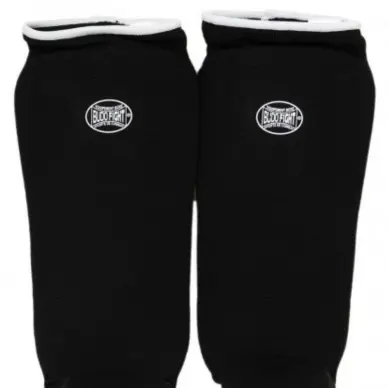 Protège-tibias et pieds Coton Souple Noir - 3