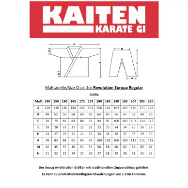 Kimono de Karaté Kaiten Europa coupe kata - 7